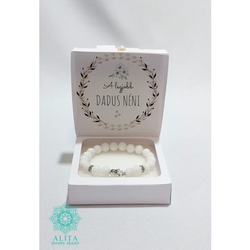 A legjobb dadus néni tejkvarc ásvány karkötő