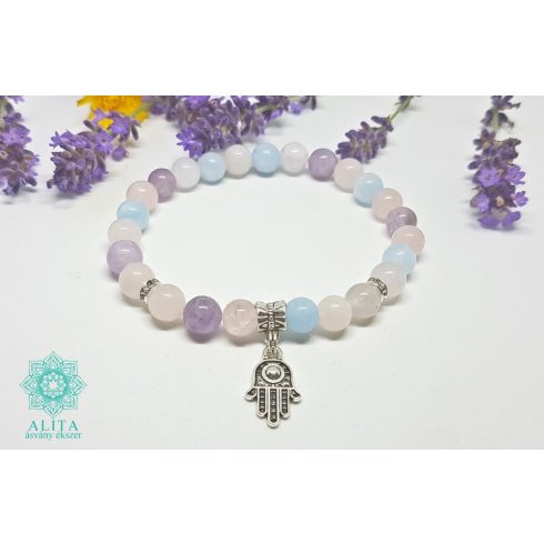 Ametiszt-akvamarin-rozsakvarc-asvany-karkoto