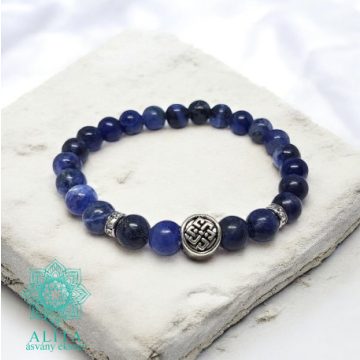 Szodalit,önbizalom ásvány karkötő 