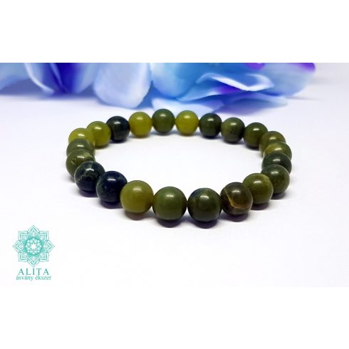 Jade 8 mm ásvány karkötő