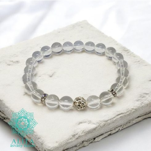 Hegyikristály ásvány karkötő