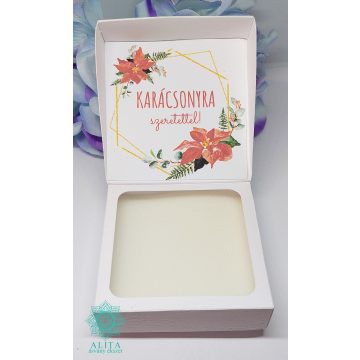 Karácsonyra szeretettel feliratos doboz