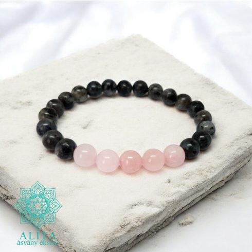 Nyugtató larvikit ásvány karkötő